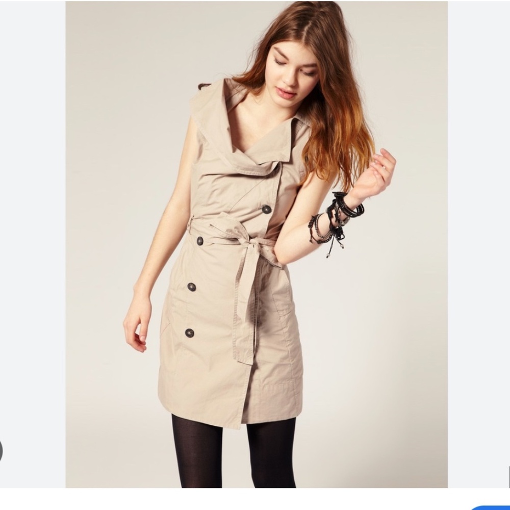 All Saints Anais trench dress